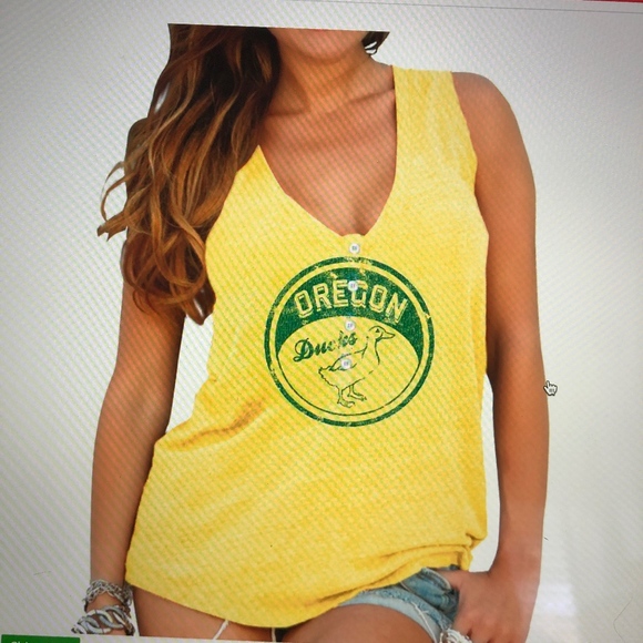 Oregon Ducks Original Retro Brand Tank Top (XL) - Picture 1 of 5